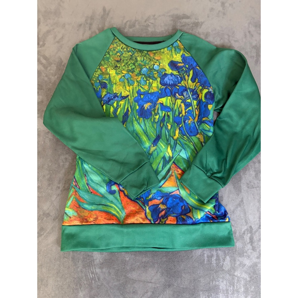 Green Whimsy Long Sleeve Top